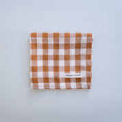 100% Pure French Linen Tea Towel - Gingham Check