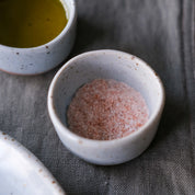 Small salt bowl in blue grey by Palinopsia ceramics