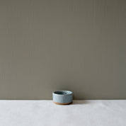 Side view of a small ramekin salt pinch bowl by Palinopsia Ceramicss
