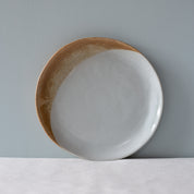 A single handmade lunch plate by Palinopsia