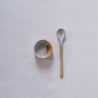 Handmade ceramics teaspoon and salt dish by Palinopsia