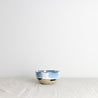 Small breakfast bowl in blue and white by Palinopsia Ceramics 