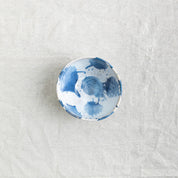 Bird's-eye view of a handmade little breakfast bowl by Palinopsia ceramics