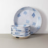 Pasta Set plates and bowls in blue and white 