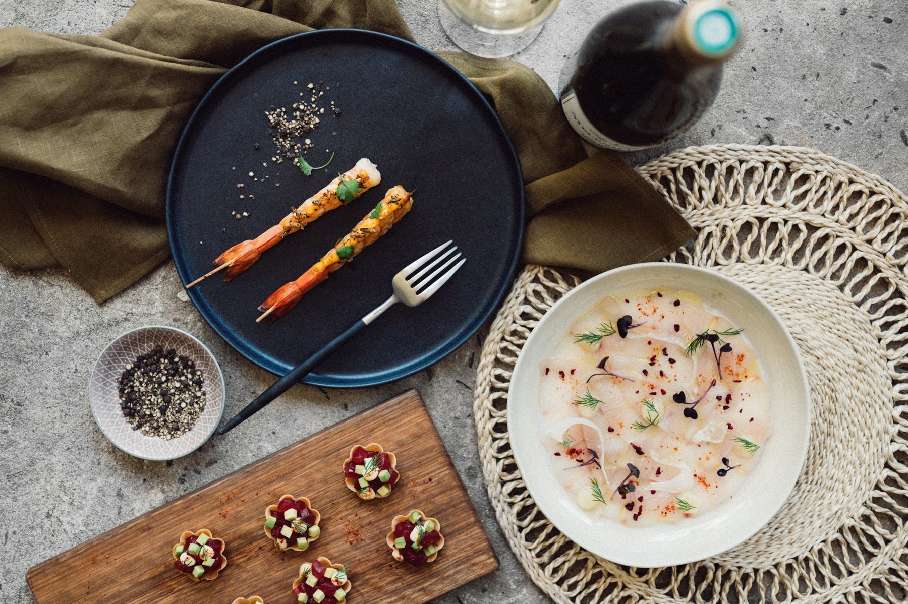 Palinopsia Dinnerware Sets with Sydney Private Chef Gerald Touchard 