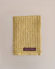 Stone Washed Waffle Towel | Ceylon Yellow