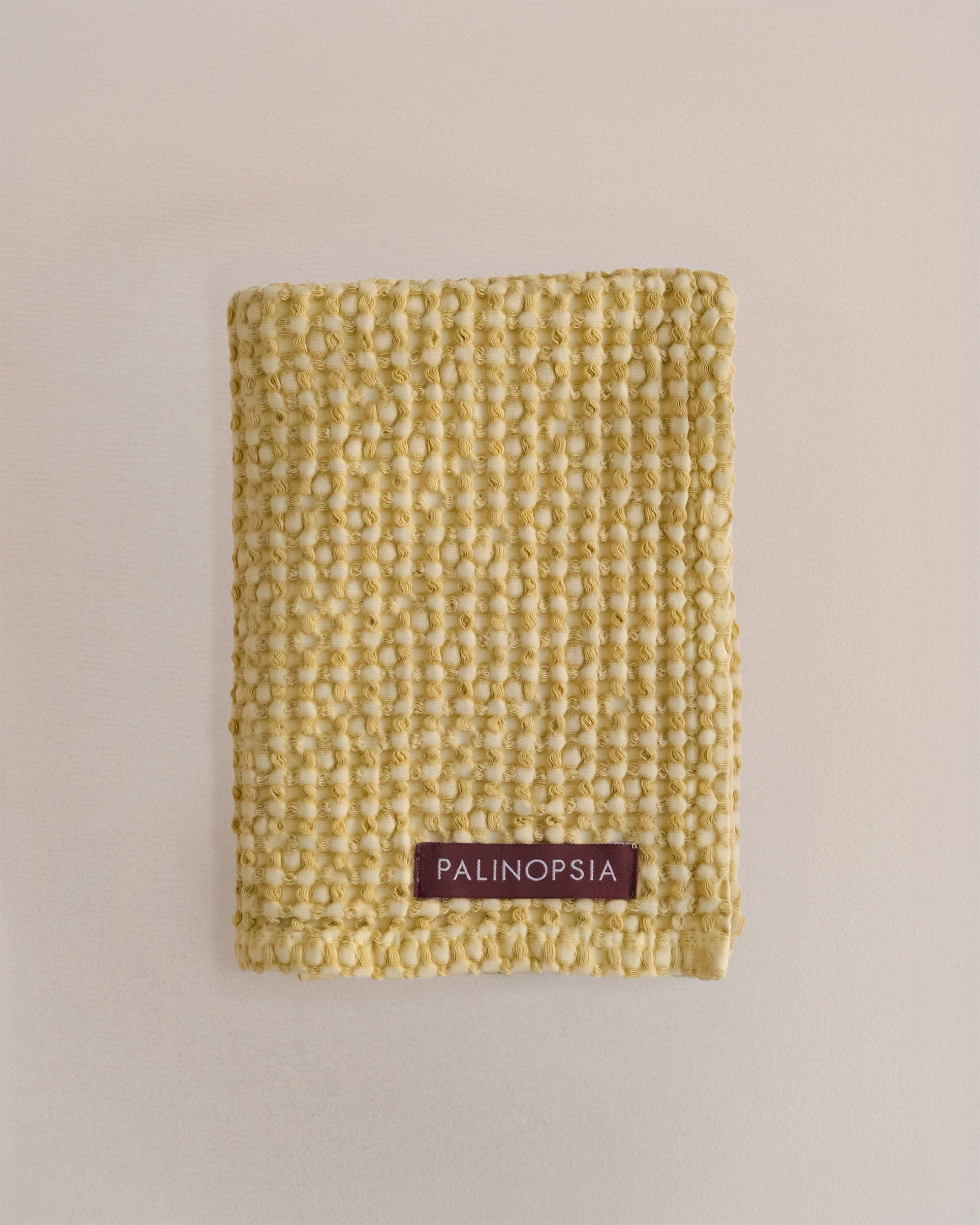 Stone Washed Waffle Towel | Ceylon Yellow