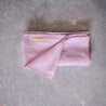 Four pack of Jacaranda lilac linen table napkins by Palinopsia Ceramics