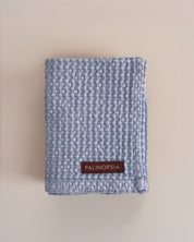 Stone Washed Waffle Towel | Iced Fjord
