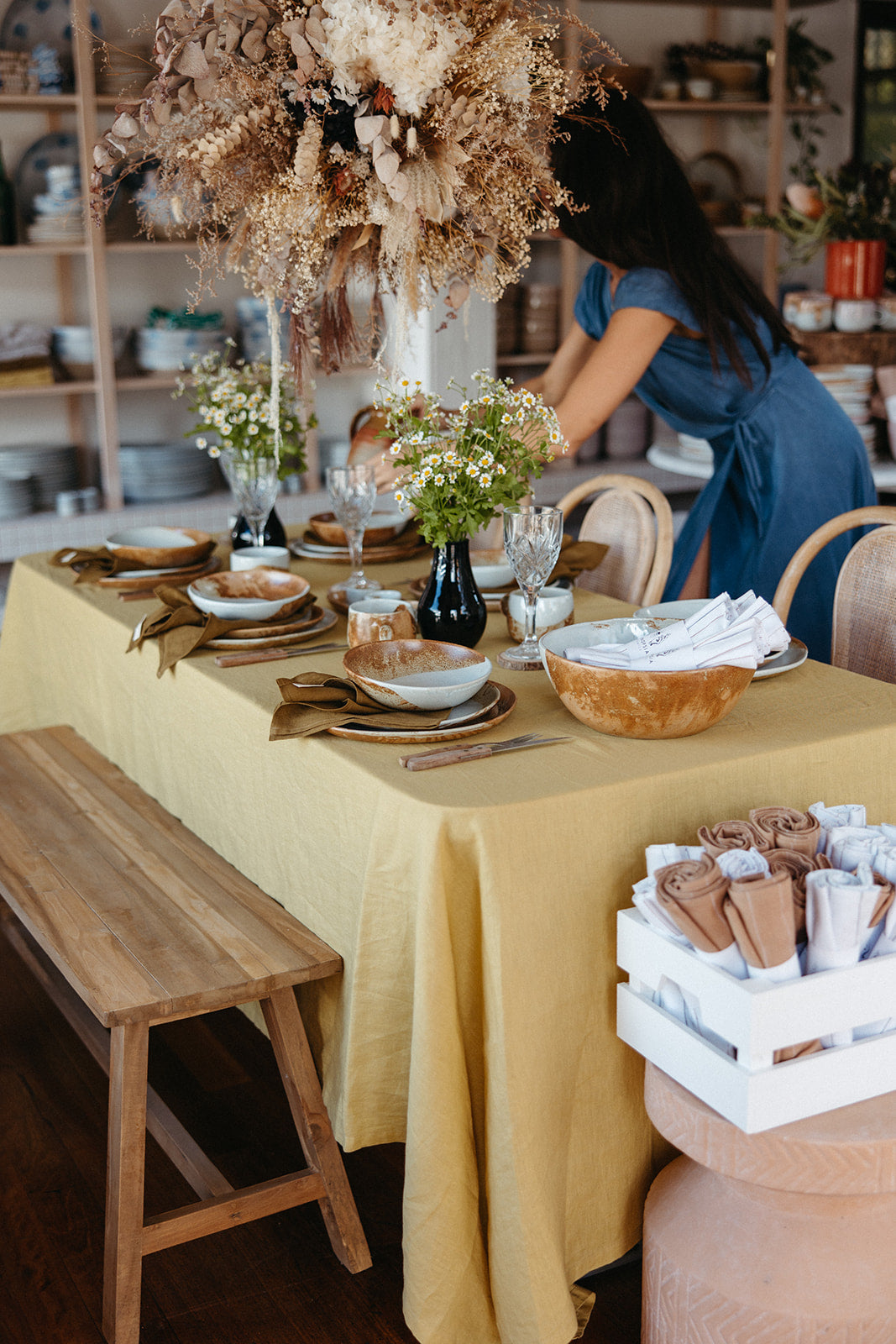 Palinopsia Pure Linen Tablecloths