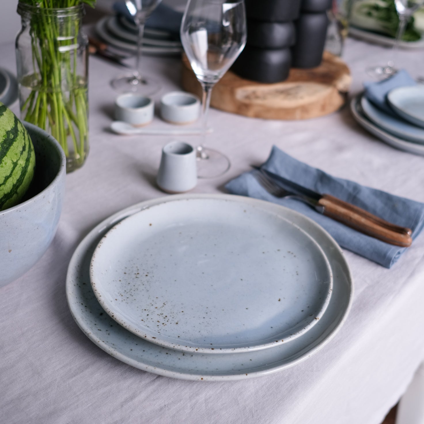 Stoneware Lunch plate by Palinopsia Ceramics 