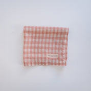 100% Pure French Linen Tea Towel - Gingham Check