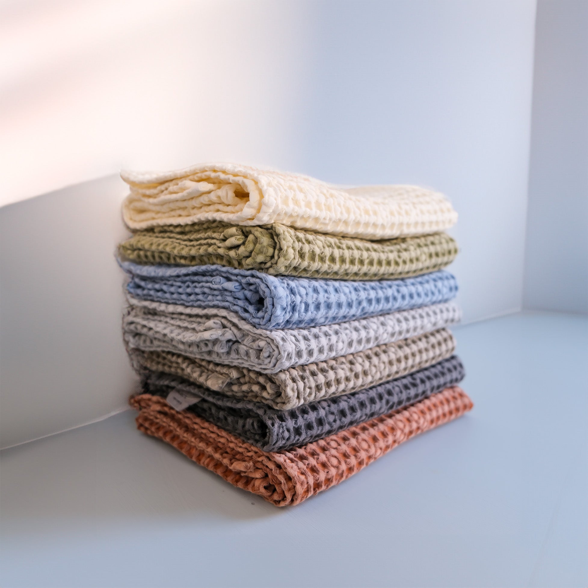 100% Organic Cotton Waffle Tea Towel