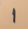 Ash black handmade resin cheese knife 