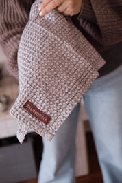 Stone Washed Waffle Towel | Pigeon