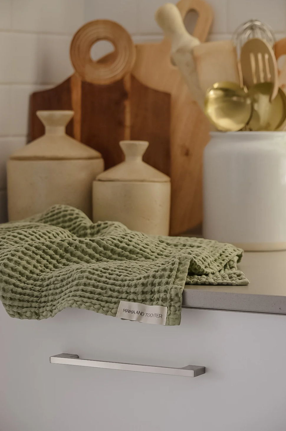 100% Organic Cotton Waffle Tea Towel