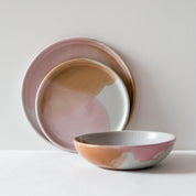 3 Piece handmade dinner set by Palinopsia Ceramics 