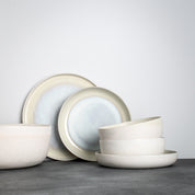 Malo in Milk 24 Piece Dinnerware Set